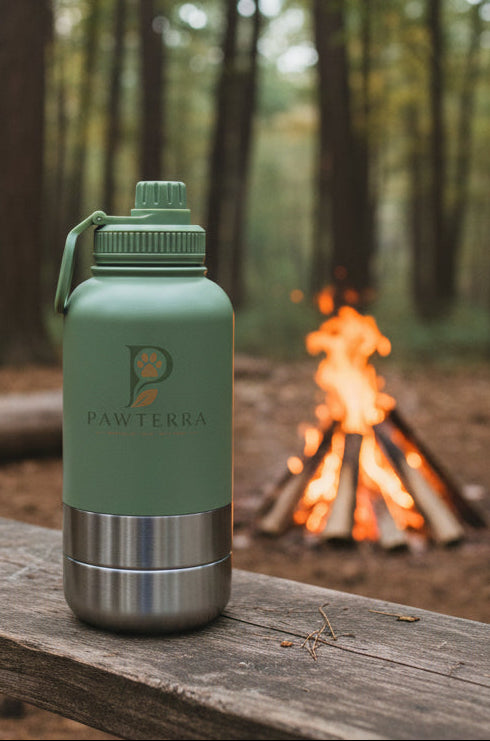 Pawterra Premium 3-in-1 Dog Hydration Bottle