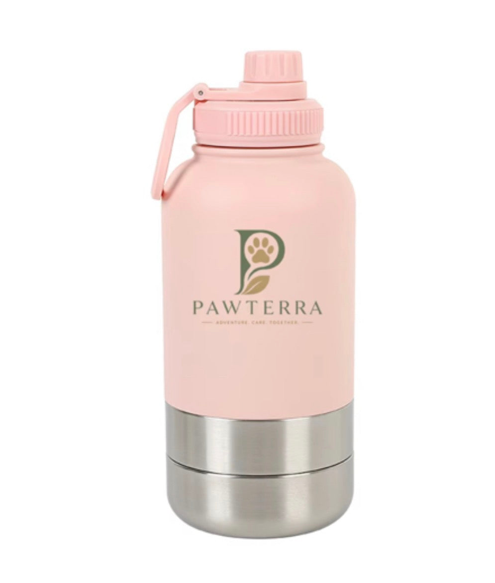 Pawterra Premium 3-in-1 Dog Hydration Bottle